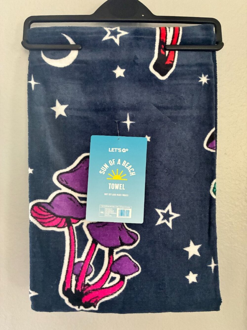 Mushroom Psychedelic Beach Towel